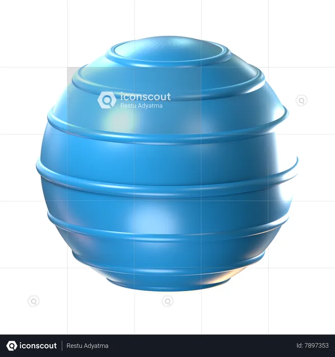 Pilates Ball  3D Icon