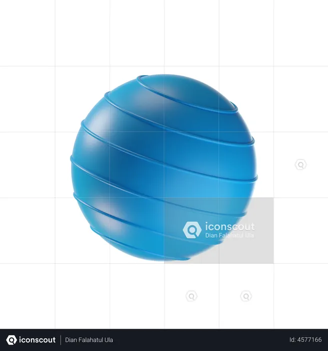 Pilates Ball  3D Illustration
