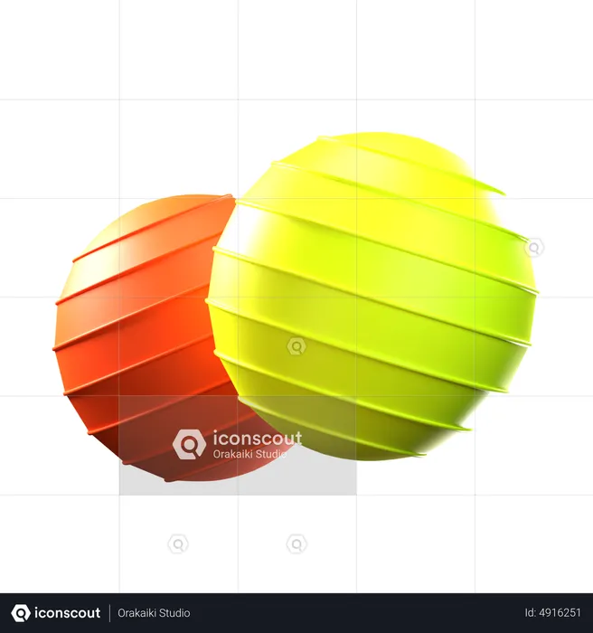 Ballon de pilates  3D Icon