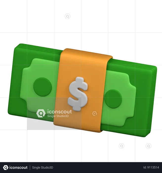 Pile d'argent  3D Icon