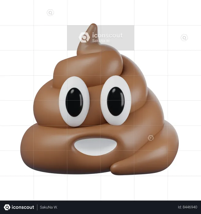 Pile Of Poo Emoji Emoji 3D Icon