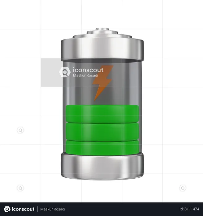 Batteries  3D Icon