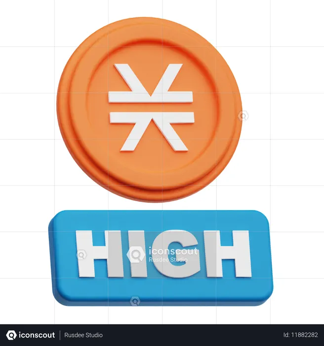 Piles hautes  3D Icon