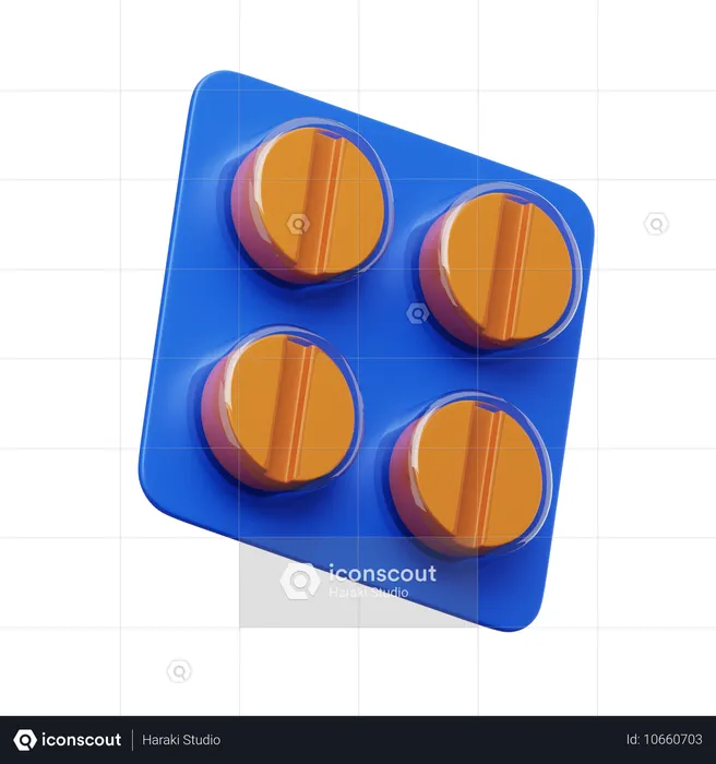 Pill  3D Icon