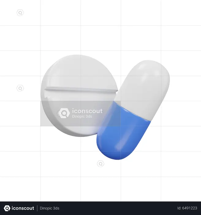 Pill  3D Icon