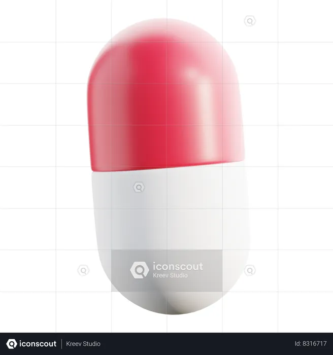 Pill  3D Icon