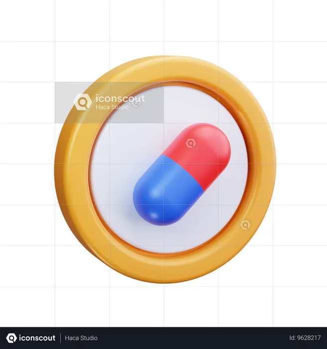 Pill  3D Icon