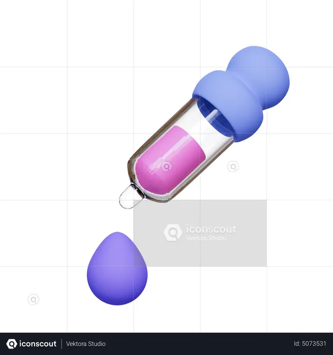 Pill Drops  3D Icon
