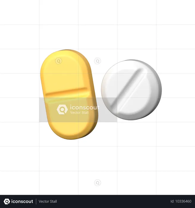Pills  3D Icon