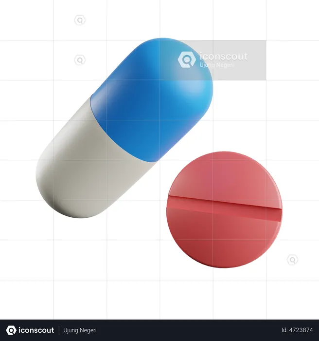 Pills  3D Illustration