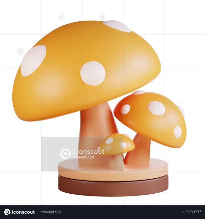 Pilz  3D Icon