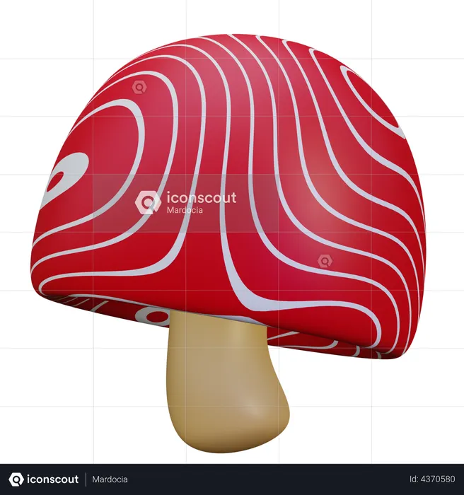 Pilz  3D Illustration