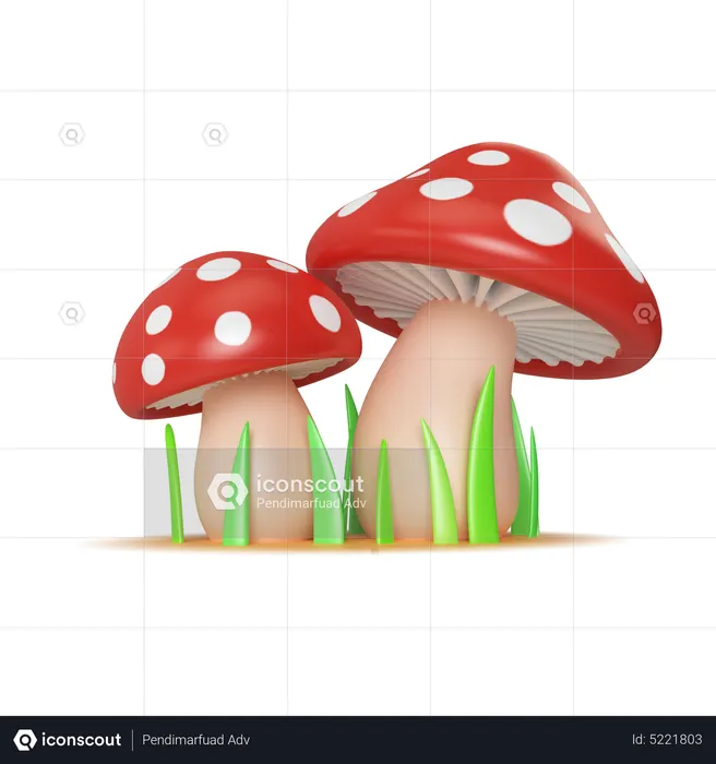 Pilz  3D Icon