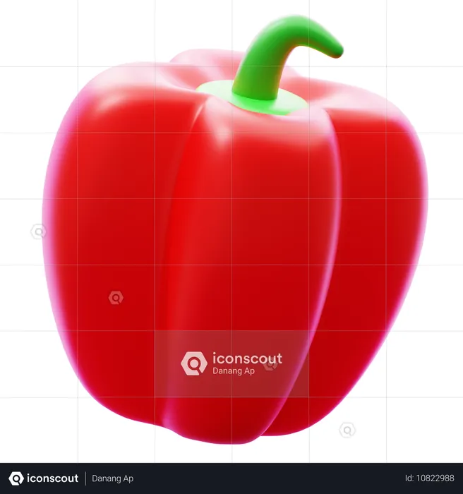 Pimenton  3D Icon