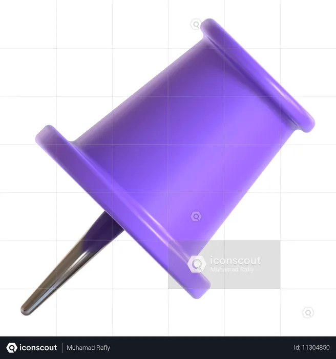 Pin  3D Icon