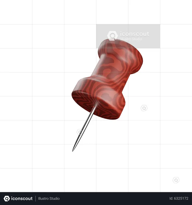 Pin  3D Icon