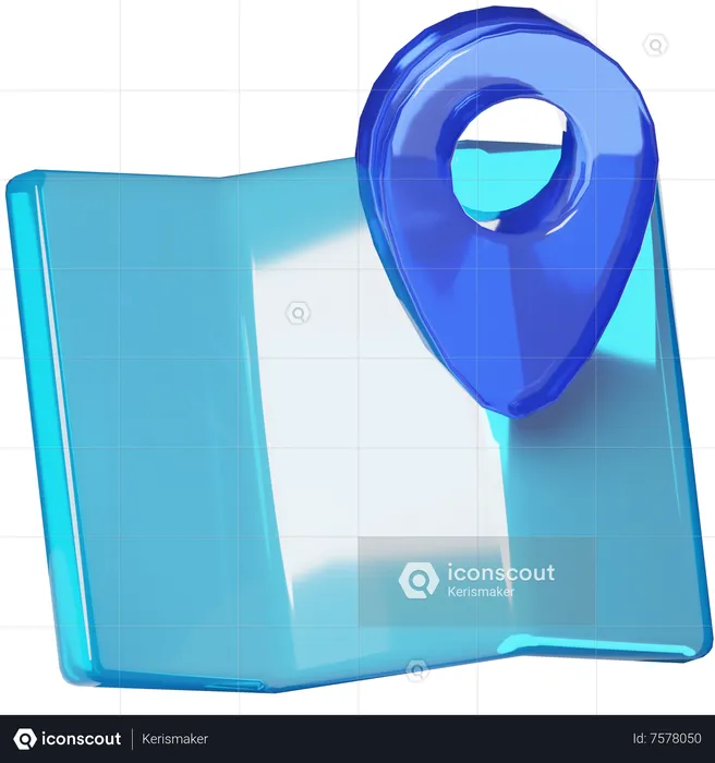 Karte anpinnen  3D Icon