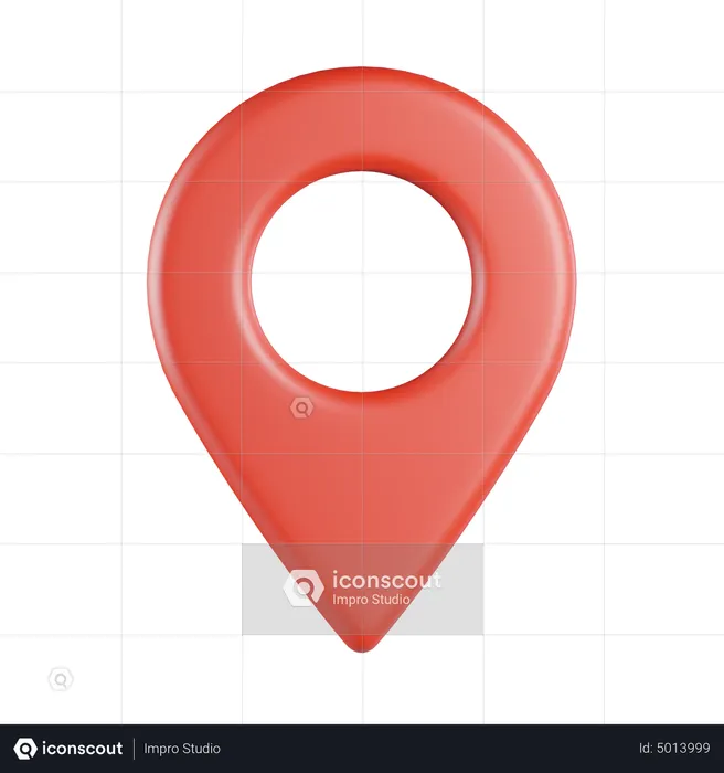 Pin Maps  3D Icon