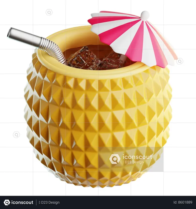 Piña  3D Icon