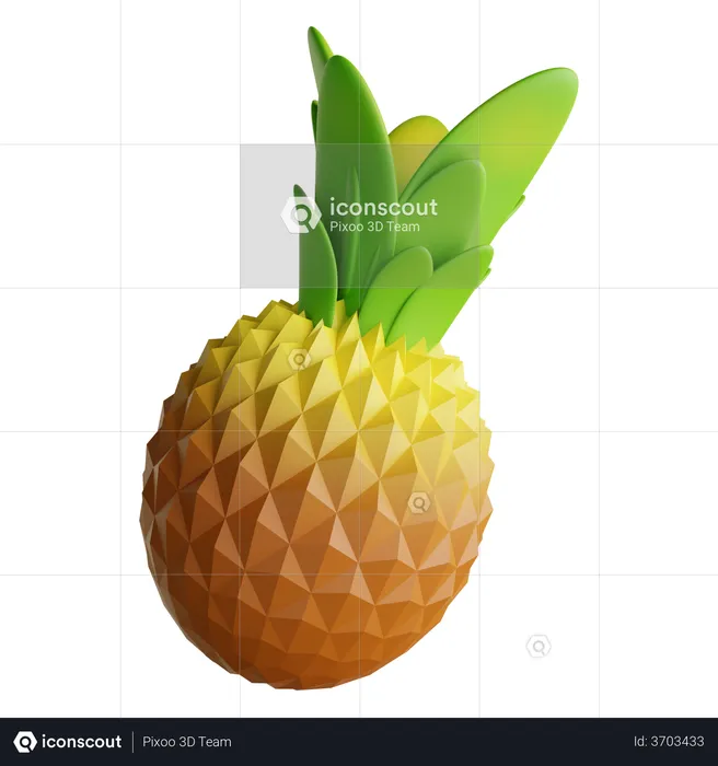 Piña  3D Illustration