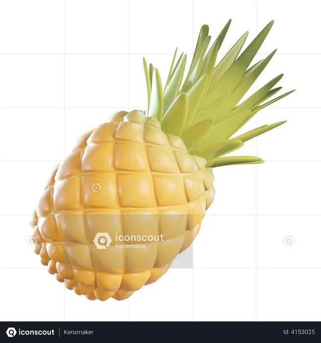 Piña  3D Icon