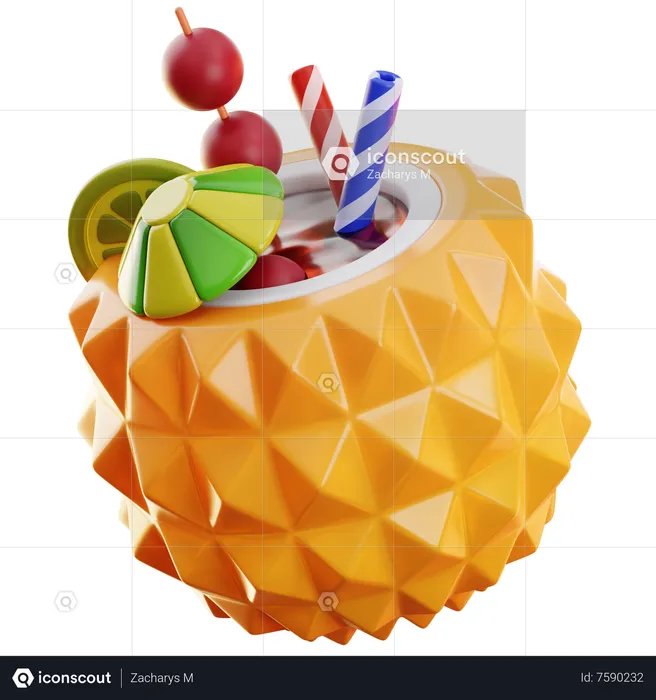 Piña  3D Icon