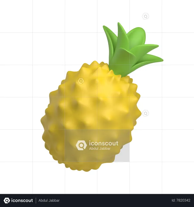 Pinapple  3D Icon