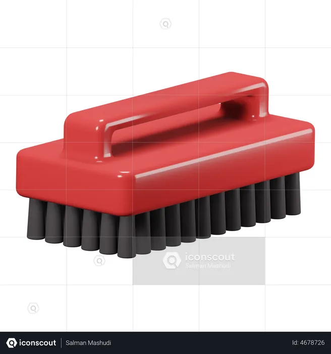 Brosse  3D Illustration