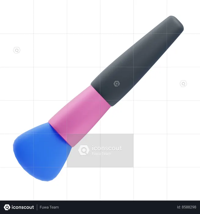 Pincel de maquiagem  3D Icon