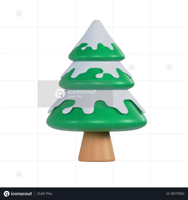 Pine Tree  3D Icon