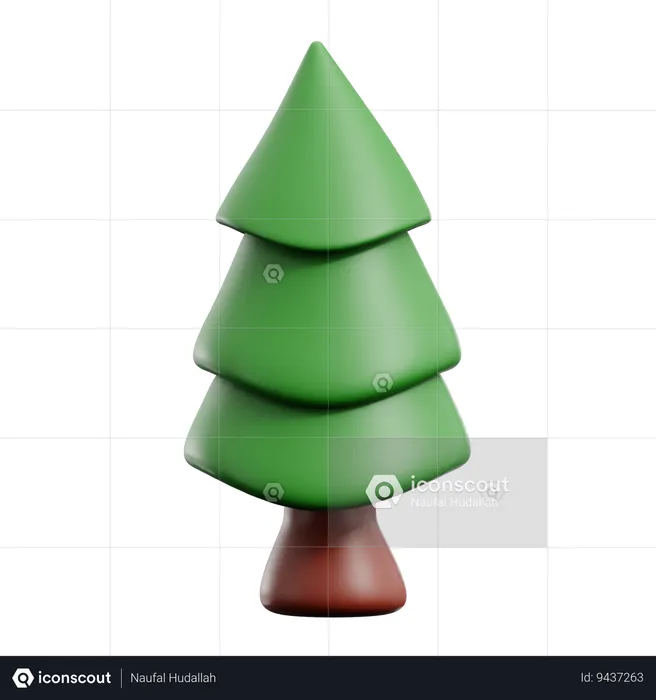 Pine Tree  3D Icon