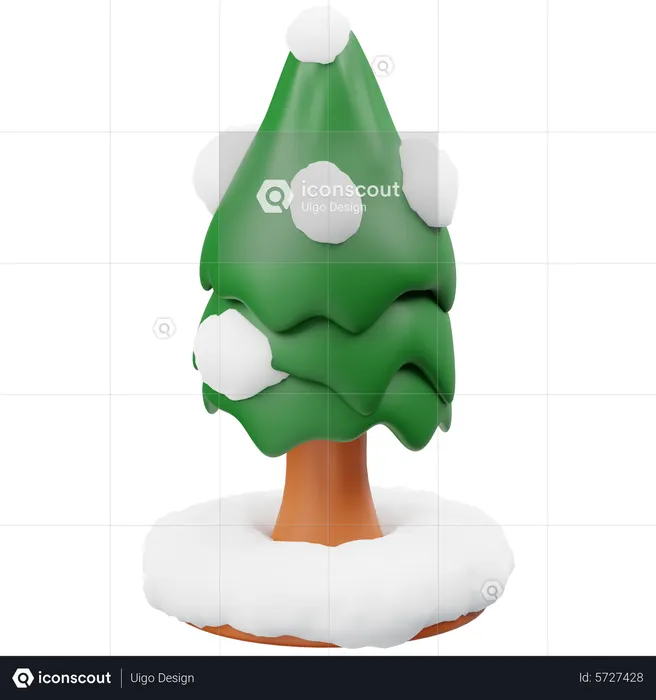 Pine Tree  3D Icon