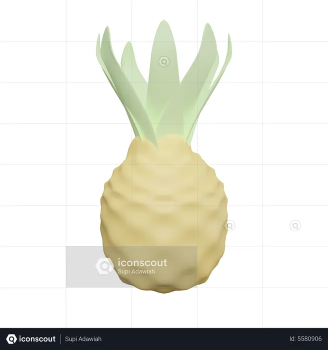 Pineapple  3D Icon