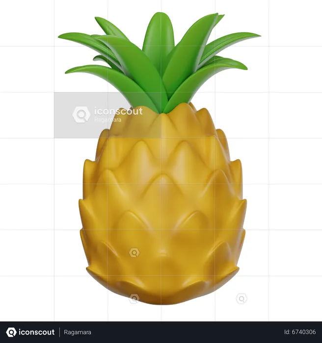 Pineapple  3D Icon