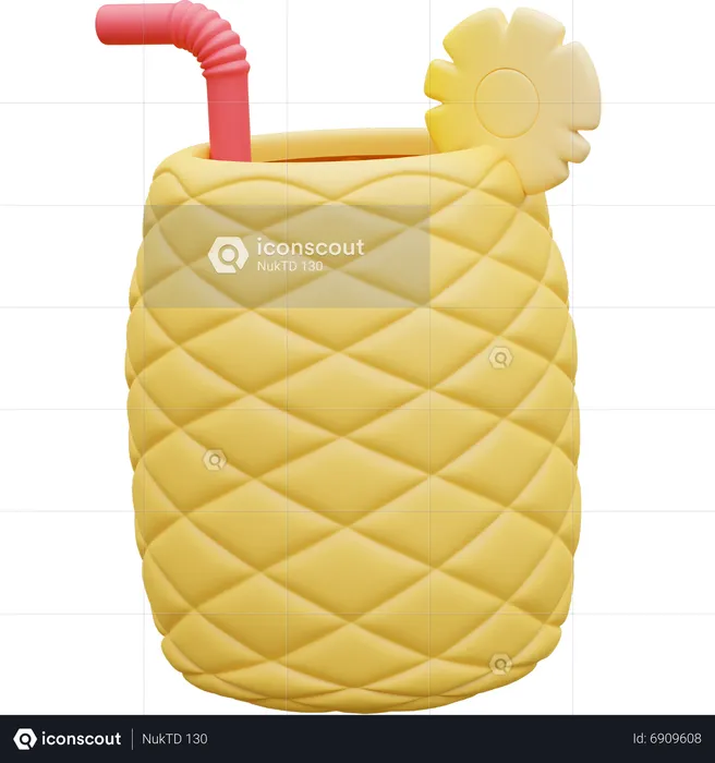 Pineapple  3D Icon