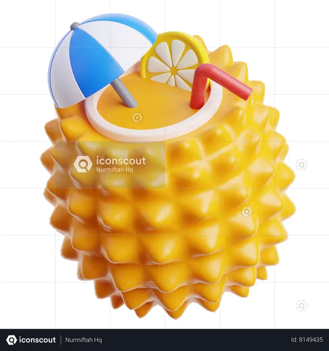 Pineapple Juice  3D Icon