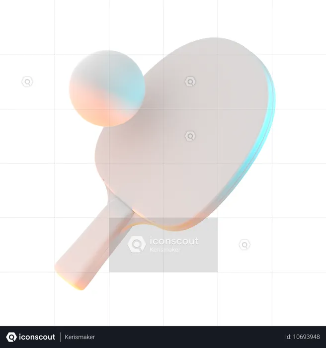 Ping pong  3D Icon