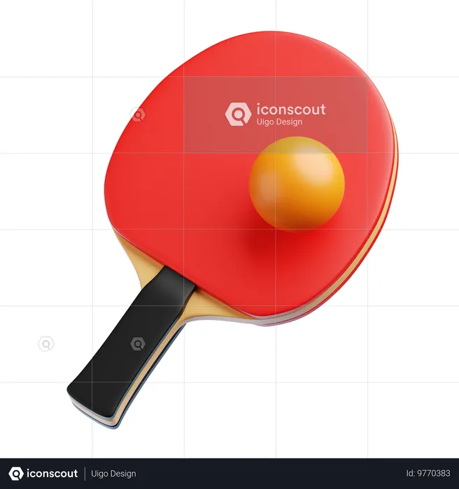 Ping Pong  3D Icon