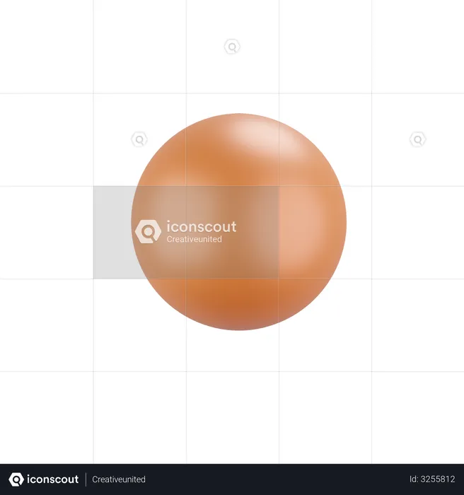 Ping Pong Ball  3D Illustration