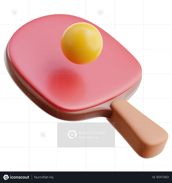Ping Pong Table Tennis  3D Icon