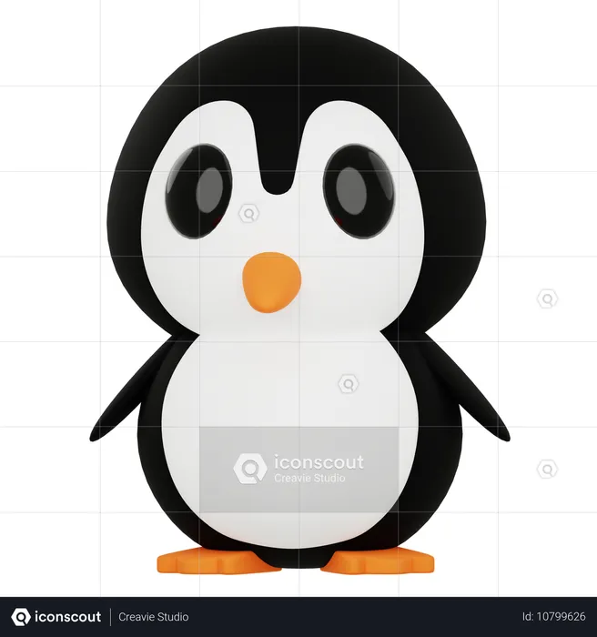 Pinguin  3D Icon