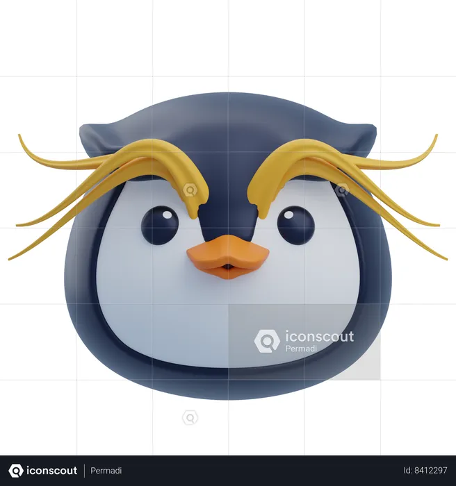 Pingüino emperador  3D Icon