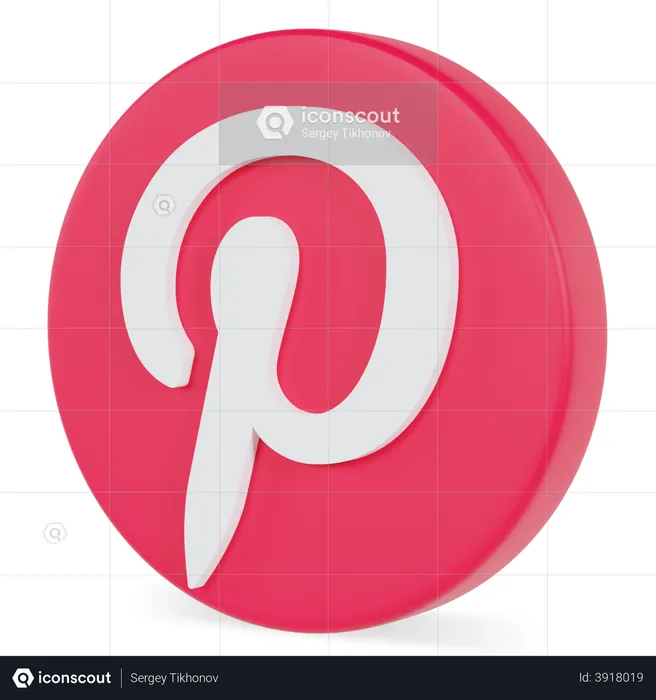 Pinterest  3D Illustration