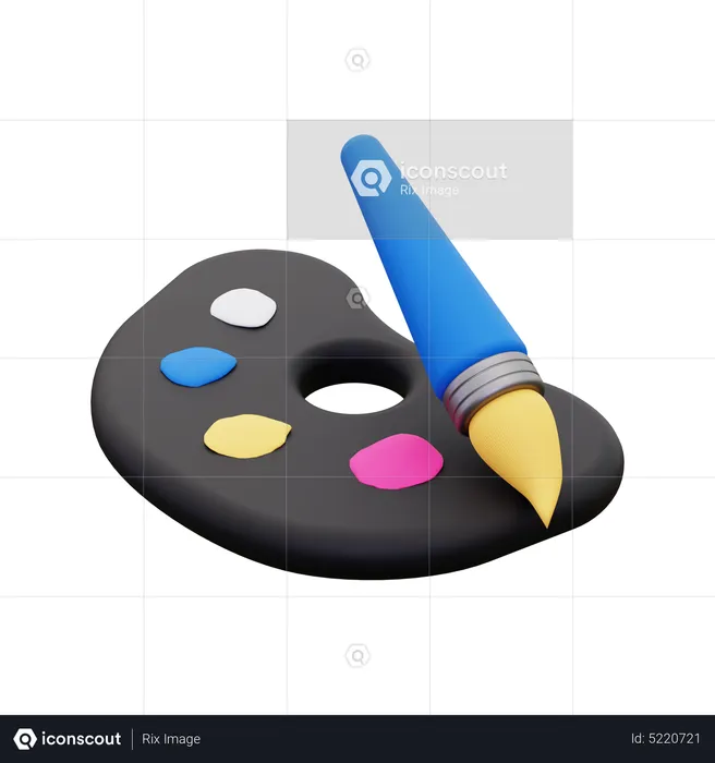 Pintar  3D Icon