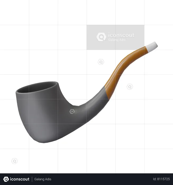 Pipe à fumer  3D Icon