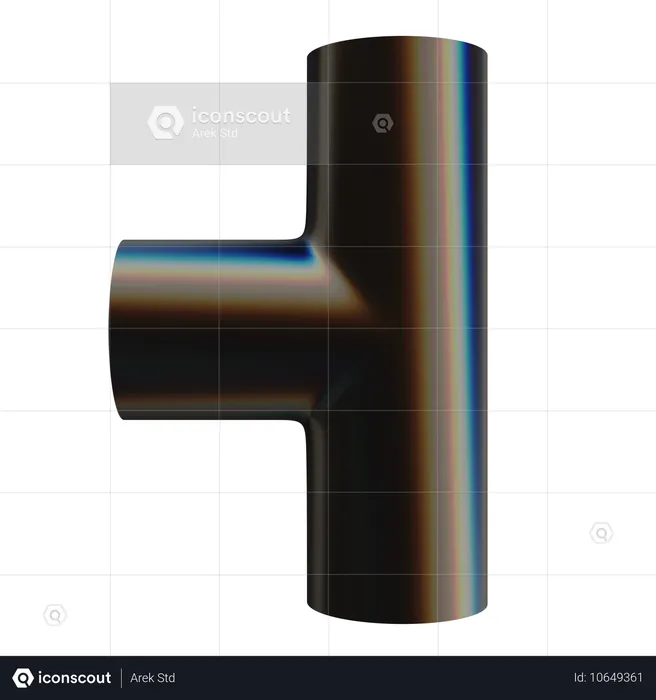 Pipe Abstract  3D Icon