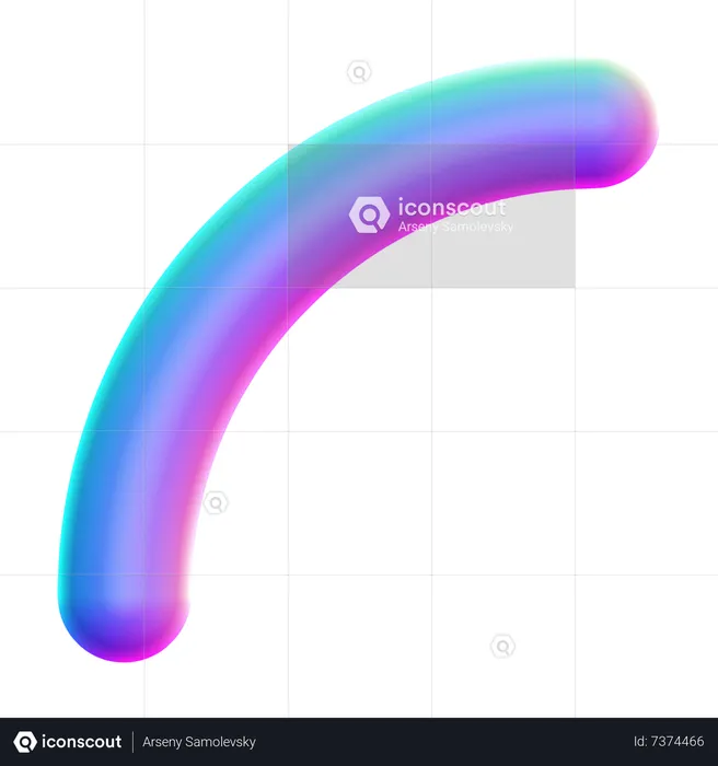 Pipe Abstract Shape  3D Icon