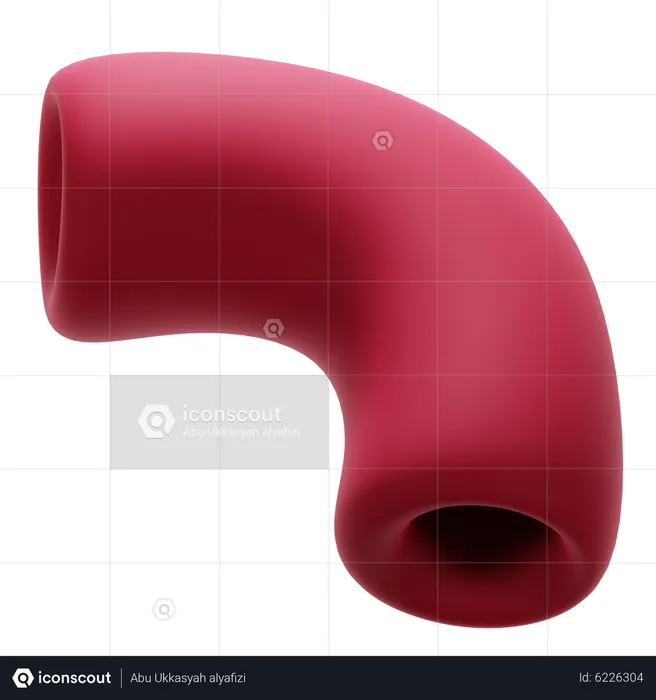 Pipe Abstract Shape  3D Icon