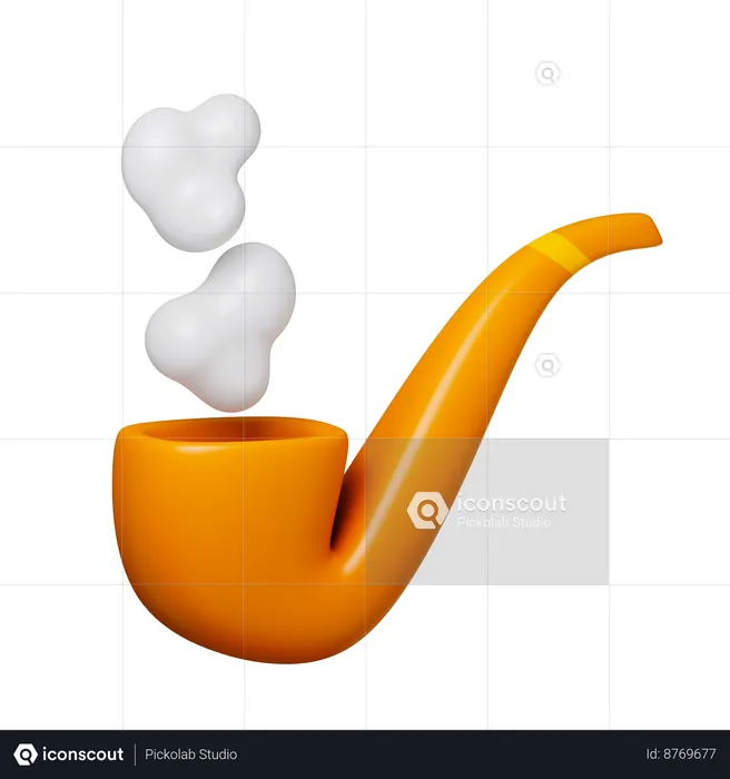 Pipe Cigar  3D Icon