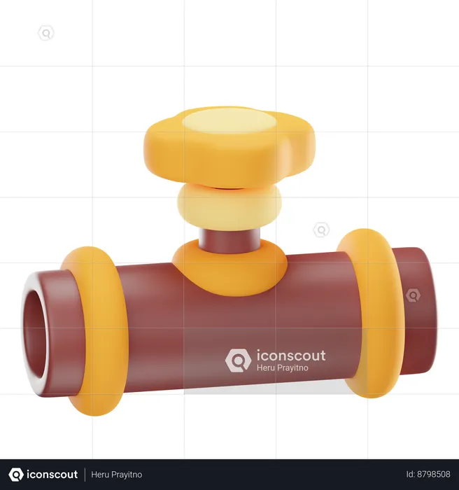 Pipeline  3D Icon